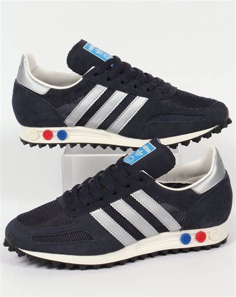 adidas Originals LA Trainer Navy/Yellow 